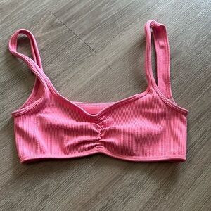 Out From Under bright pink top